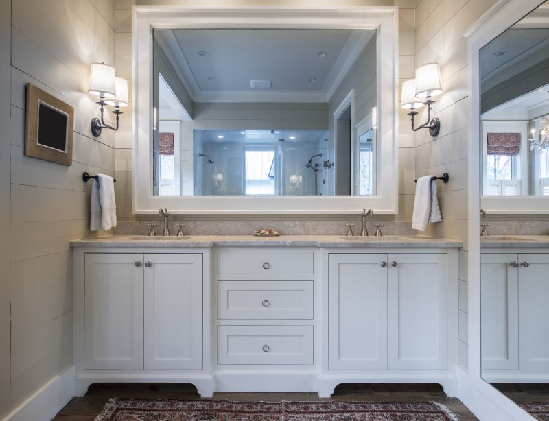 Contemporary Vanity and Mirror