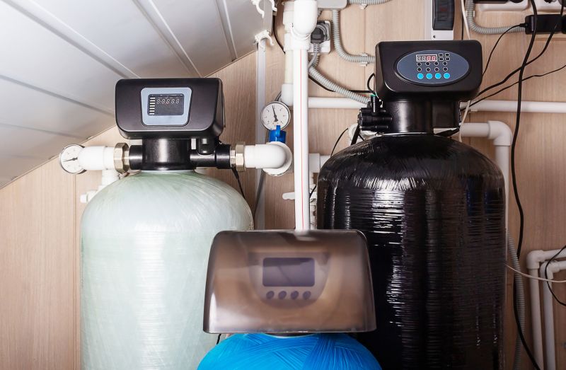 Water Softener System with Digital Controls